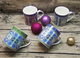 European Flower Can Coffee Mug