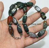 Semi Precious Stone Crystal Beaded Necklace Fashion Jewelry Setss