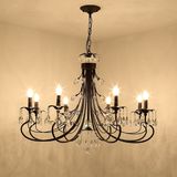 Crystal Pendant Light Fixture LED Crystal Chandelier