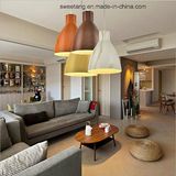 Decoration Light Chandelier Pendant Lamp with Wood Color for Bedroom