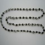 2015 High Quality Shell Bead Necklace with Shiny Crystal, Fshion Jewellery Necklace