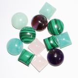 Semi Precious Tone Crystal Amethyst Cabochon