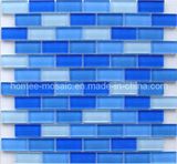Blue Crystal Glass Brick Mosaic Tile for Swimming Pool