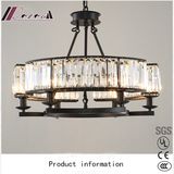 Crystal Chandelier Iron Art Pendant Lamp for Living Room