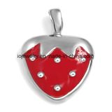 Lovely Design Strewberry Charm Enamel Pendant