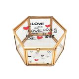 Wholesale Glass Metal Jewelry Gift Box (Jb-1074)