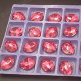 2h Horse Eyes Shape K9 Glass Beads Wedding Dresses Loose Crystal Beads