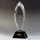 Crystal Award with Black Crystal Base
