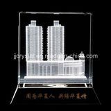 Table Decoration Inner Laser Engraving Building for Table Decoration