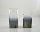 Glass Vase in French Grey