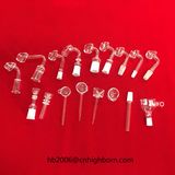 Baibo Clear Crystal Fused Quartz Banger Glass Smoking pipes
