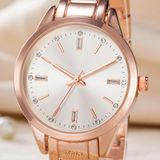 Custom Ladies Leather Quartz Wist Watches, Woman Alloy Watch (WY-17050)