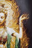 Buddha Hand Cut Art Design Glass Mosaic (CFD149)