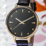 OEM Leather Strap Lady Quartz Wist Watch, Ladies Watches (WY-17028B)