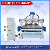 Multi Spindles 1325 CNC Router with 3 Rotary Device CNC Machine Used to Make Furniture