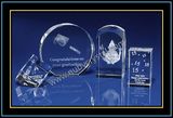 Crystal with 3D Laser Images