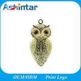 Metal Cartoon USB Pendrive Memory Stick Owl USB Stick