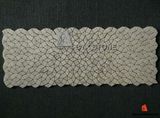 Natural Marble Wave Pattern Mosaic for Kitchen / Vanity-Top Tile