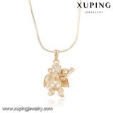 32672 Supply New Design Copper Alloy Gold Plated Fashion CZ Pendant