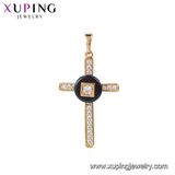 33401 Wholesale Christian Cross Gold Plated Pendant
