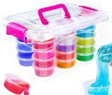Hot Sale DIY Educational Plasticine Clay Toys 24 Colors Non-Toxic Crystal Slime