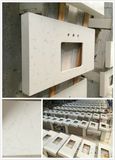 White Quartz Stone Bathroom Vanities