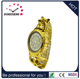 Hot Sale Fashion Charm Custom Logo Gold Watch (DC-727)