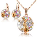 Classical Design Alloy Accessories Imitation Pendant Woman Jewelry Set