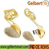 Best Price 4GB Jewelry Heart USB Flash Drive for Promotion