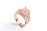 Rose Gold Plating925 Sterling Silver Ring with CZ