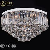 Round K9 Crystal Ceiling Light