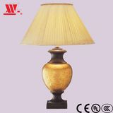 Traditional Table Lamp with Fabric Lampshade Wl-59158