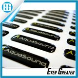 Retangle Custom Dome Stickers with Removable Glue