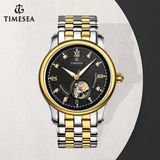 Luxury Skeleton Mechanical Watches High Quality Steel Men Watch 72103