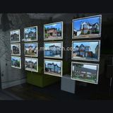 Acrylic Poster Frame LED Light Pocket for Real Estate Agent Advertising Signs