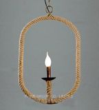 Antique Creative Bar Shop Indoor Residential Rope Pendant Lamp