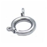 DIY Jewelry Findings Steel Navy Spring Clasp