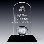 Golf Classic Plaque Award in Black Base1009