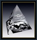 Crystal Pyramid Paperweights for Corporate Promotion Gift