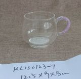 Single Wall Glass with Color Painted