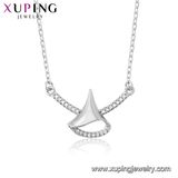 44605 Fashion Rhodium Plated Jewelry Necklace Cryctals Form Swarovski Jewelry
