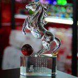 Handmade Crystal Animals Figure Horse (KS04041)