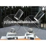 Pingpang Glass Crystal Trophy Award Souvenir