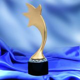 Metal Crytal Trophy with a Crystal Golf Engraved Logo or Words for Golf Game Award Cup Sports Souvenirs Champions League Trophy