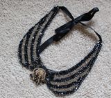 Lady Fashion Charm Crystal Costume Choker Necklace Collar (JE0094)