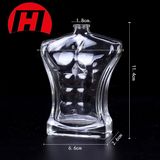 Perfume Bottle Glass and Pump 50ml for Man Cologne