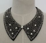Fashion Jewelry Beaded Crystal Necklace Collar (JE0057)