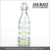 1000ml Spray Color Soda Lime Glass Wine Bottle