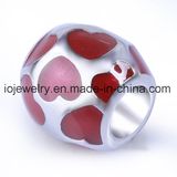 Factory Directly Price Jewelry Red Enamel Bead
