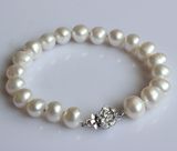 9-10mm Classic Type Freshwater Pearl Bracelet (EB1545-1)
